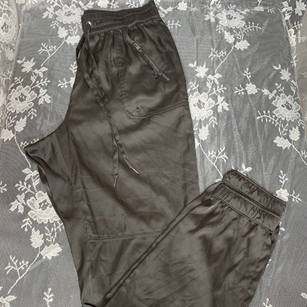 Silky Smooth Gray Hollister Joggers